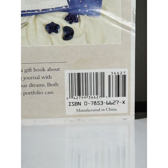 Dream Book & Journal Gift Set - Blue Portfolio Case With Moon & Stars Design - Picture 4 of 11